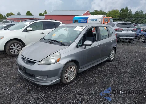 2008 Honda Fit Sport from USA, damaged, VIN JHMGD37698S033530